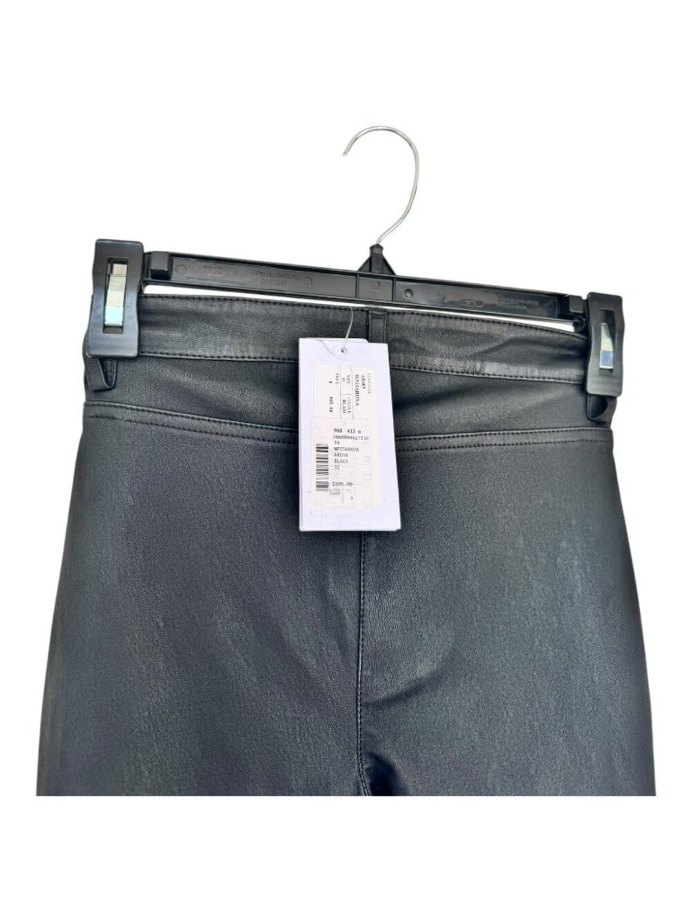 IRO Paris Aroya 100% Lamb Leather Leggings Black 32 / 0 / 24 | NWT MSRP $995 - Picture 5 of 11